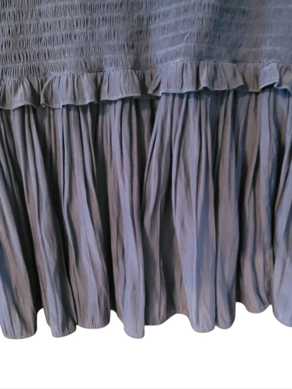 Ramy Brook smocked waist sleeveless mini dress - L.       A4 - Picture 4 of 8